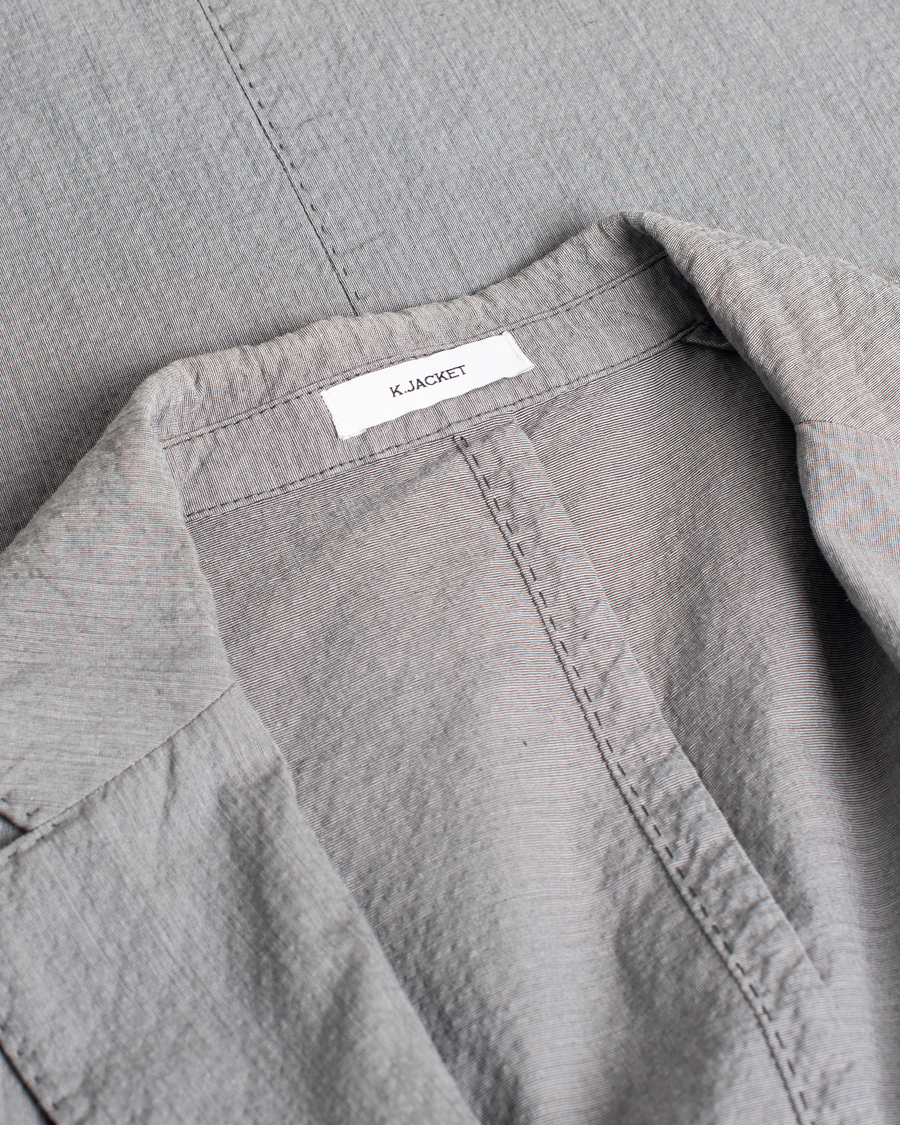 Herre | Dressjakker | Pre-owned | Boglioli K Jacket Seersucker Blazer Grey 54