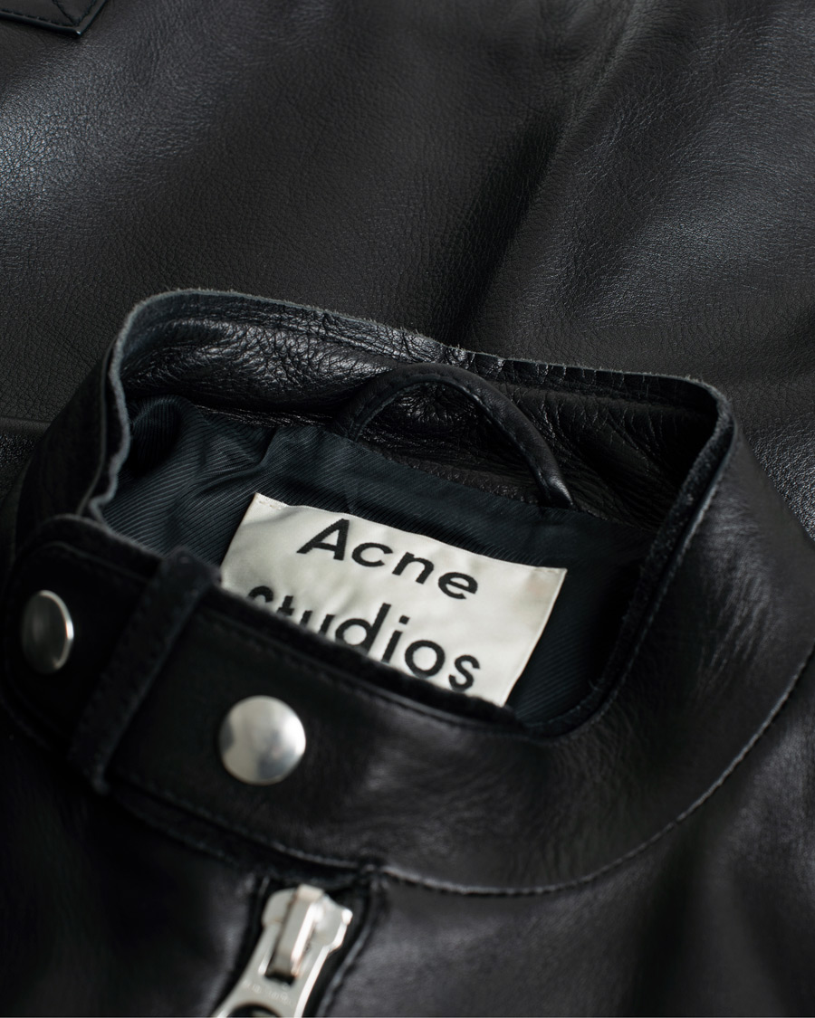 Herre | Jakker | Pre-owned | Acne Studios Biker Leather Jacket Black 46