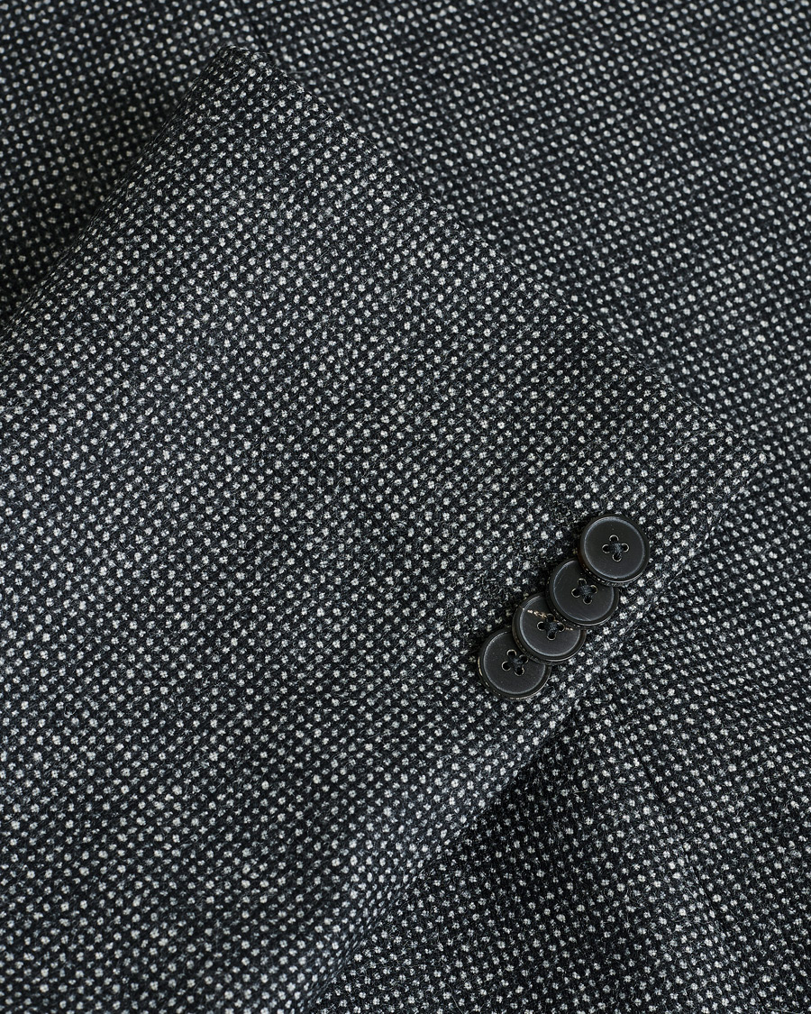 Herre | Pre-owned Dressjakker | Pre-owned | HUGO Flannel Wool Blazer Grey 54
