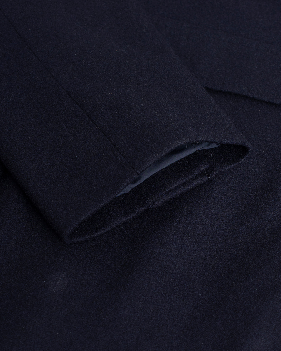 Herre | Caruso Safari Wool Jacket Navy 50 | Pre-owned | Caruso Safari Wool Jacket Navy 50
