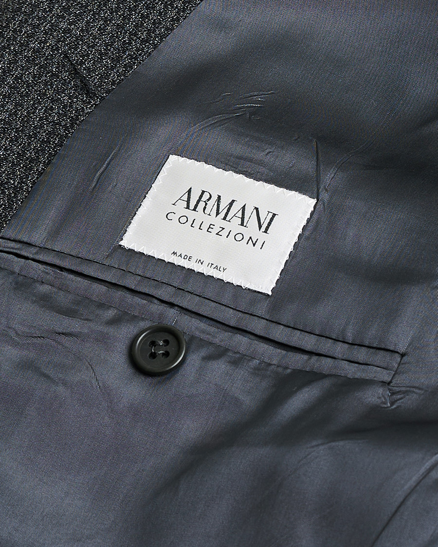 Herre | Pre-owned Dressjakker | Pre-owned | Armani Collezioni Vintage Wool Blazer Dark Grey 48