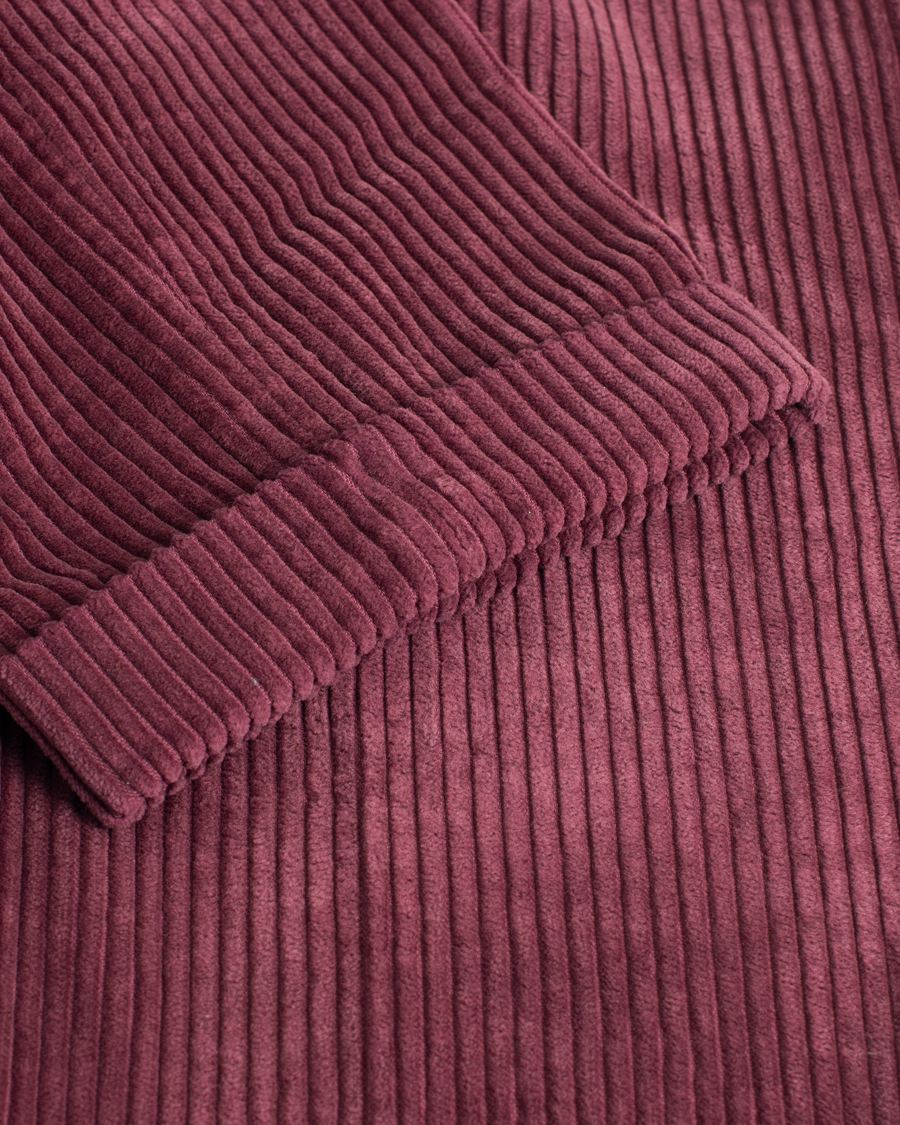 Herre | Bukser | Pre-owned | Incotex Carrot fit Cord Slacks Red 50