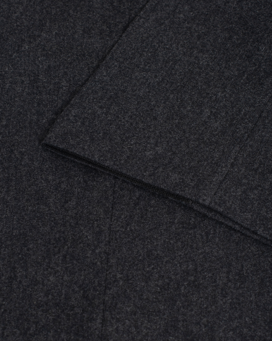 Herre | Pal Zileri Straight Fit Flannel Trousers Dark Grey 50 | Pre-owned | Pal Zileri Straight Fit Flannel Trousers Dark Grey 50