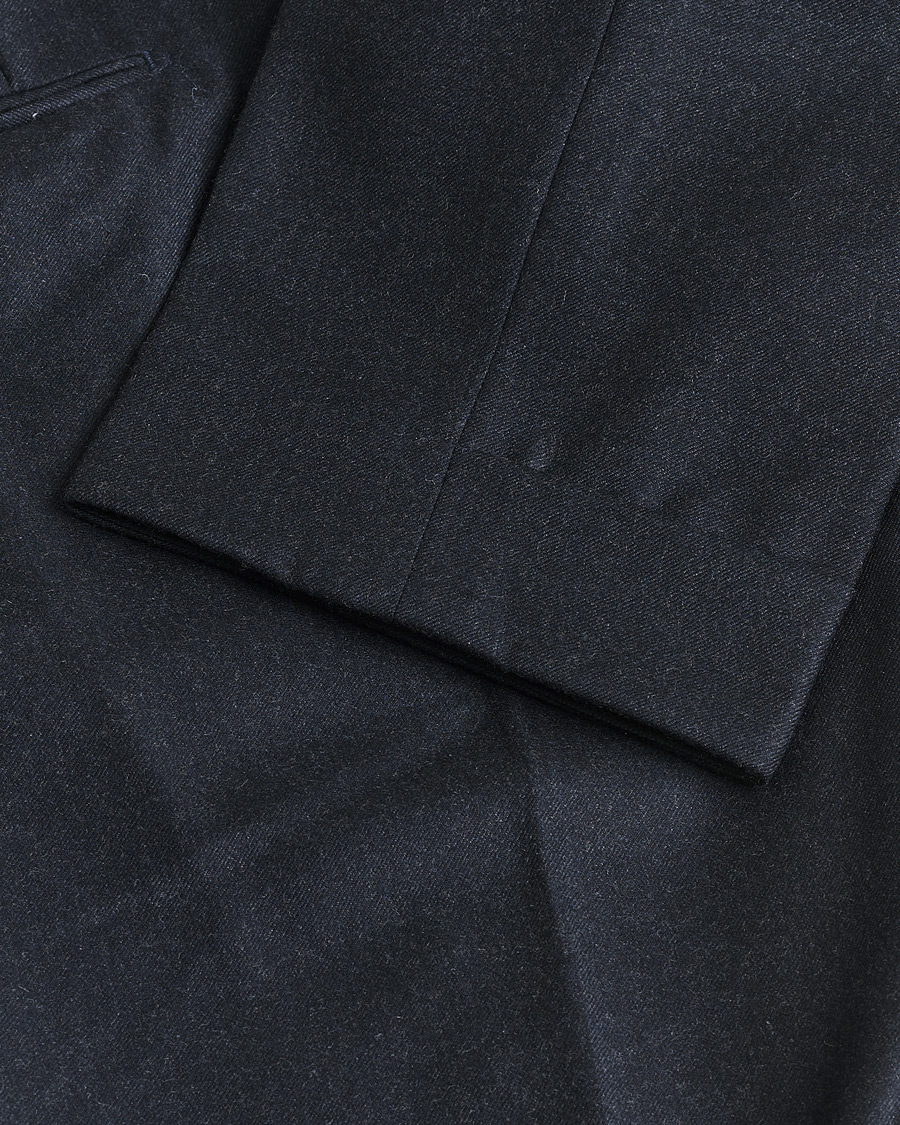 Herre | Pre-owned Bukser | Pre-owned | Incotex Slim Fit Flannel Trousers Navy 50