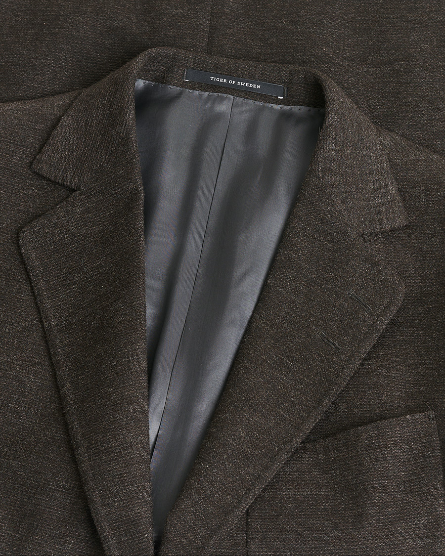 Herre | Pre-owned Dressjakker | Pre-owned | Tiger of Sweden Patch Pocket Wool Blazer Brown 50