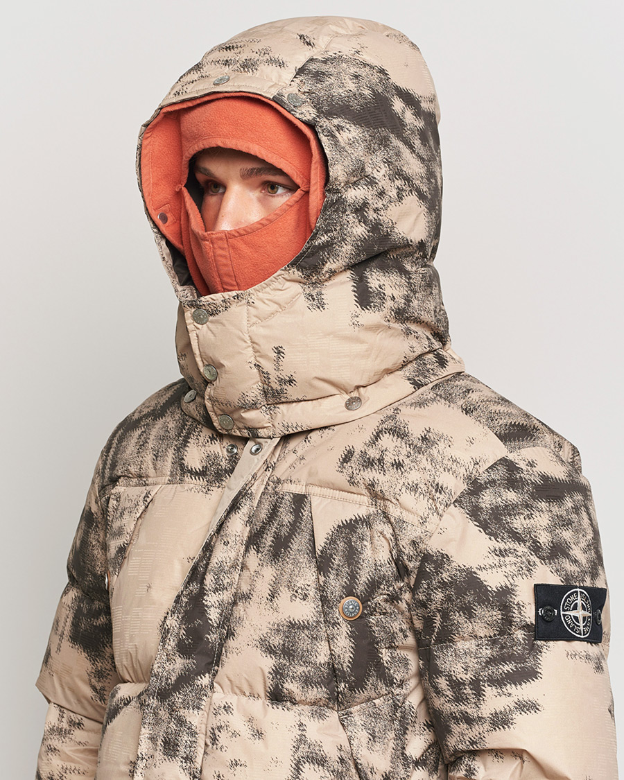 Herre | Pre-owned Jakker | Pre-owned | Stone Island Thermo Sensitive Camo Down Jacket Dove Grey L