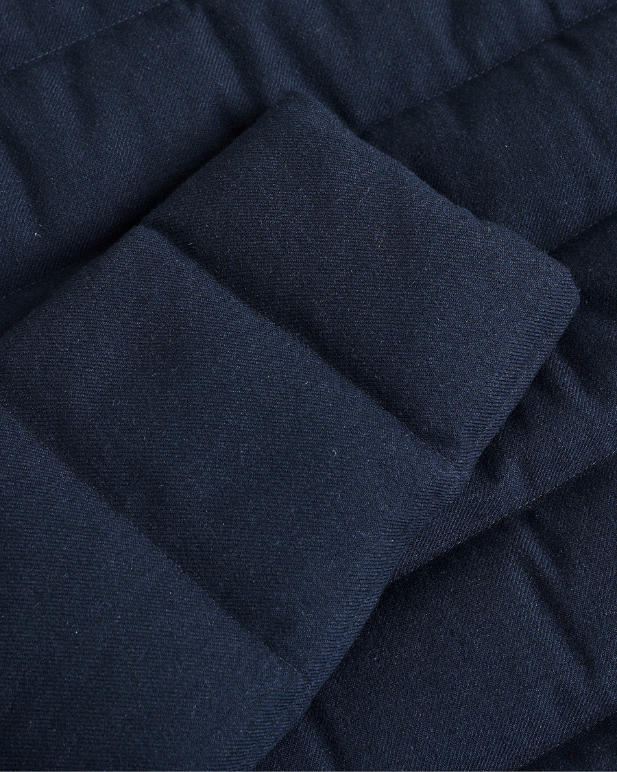 Herre | Pre-owned Jakker | Pre-owned | Herno Cashmere Flannel Down Coat Navy