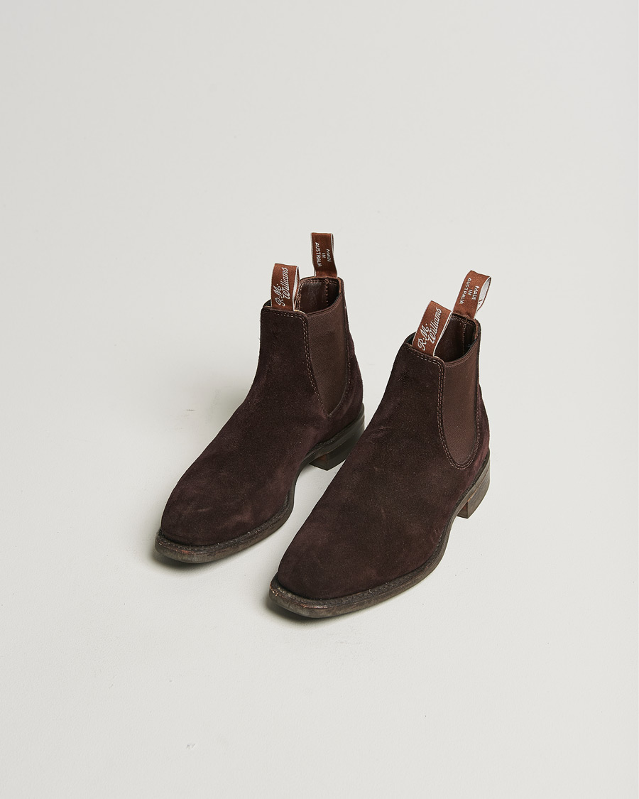 Herre | R.M.Williams Comfort Craftsman G Boot Chocolate Suede | Pre-owned | R.M.Williams Comfort Craftsman G Boot Chocolate Suede