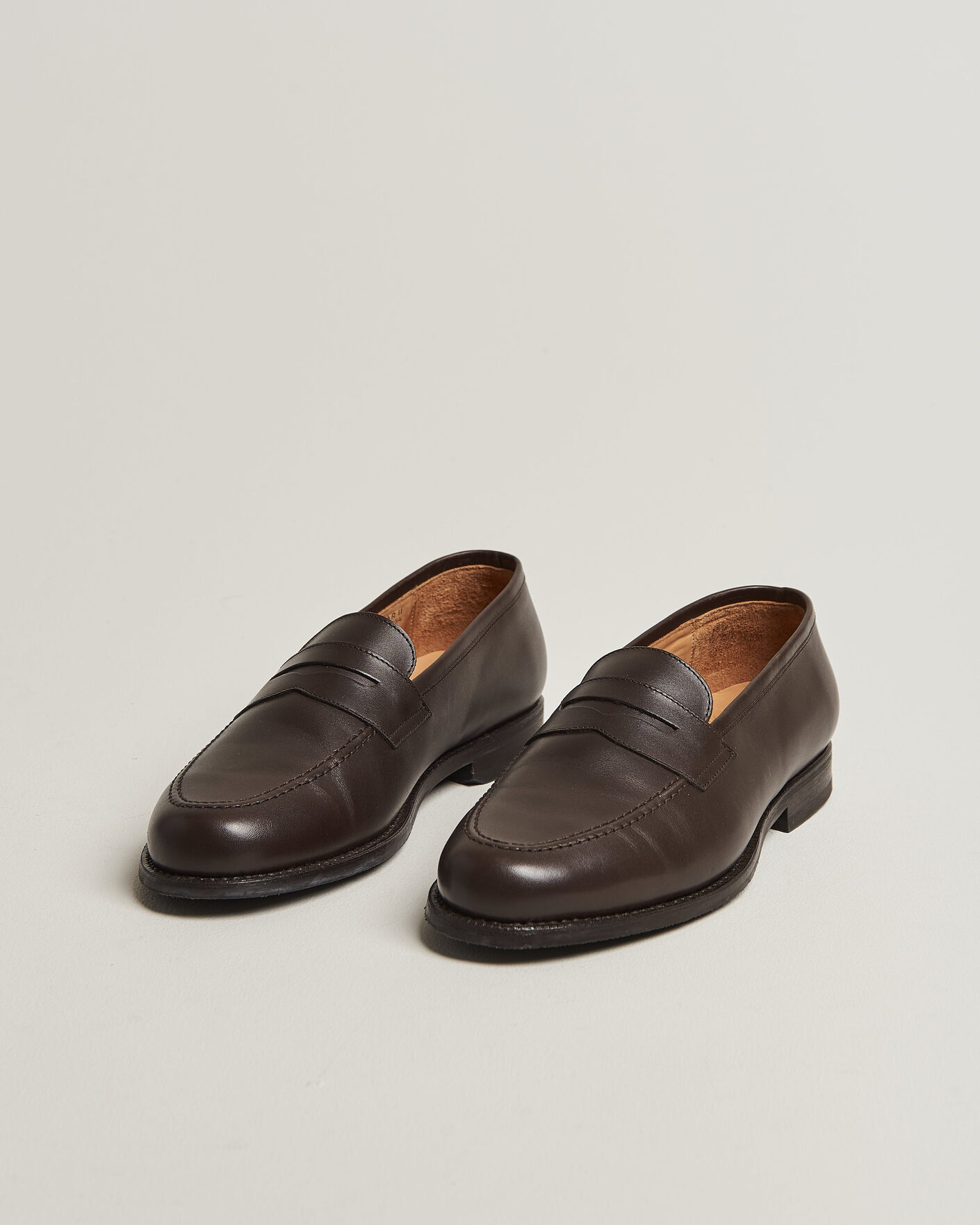 Herre | Pre-owned Randsydde sko | Pre-owned | Myrqvist Stenhammar II Loafer Dark Brown Calf UK10 - EU44
