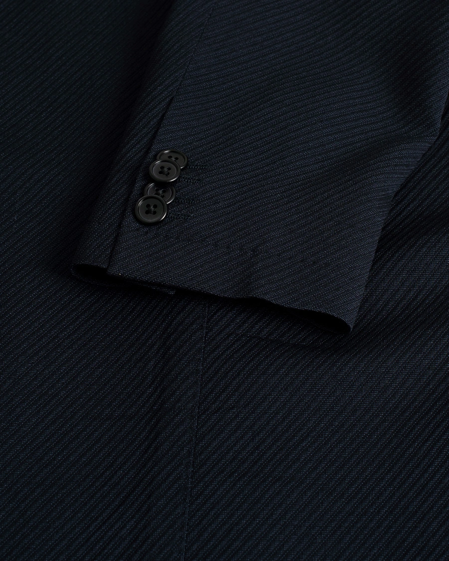 Herre | Corneliani Wool Blazer Navy 50 | Pre-owned | Corneliani Wool Blazer Navy 50