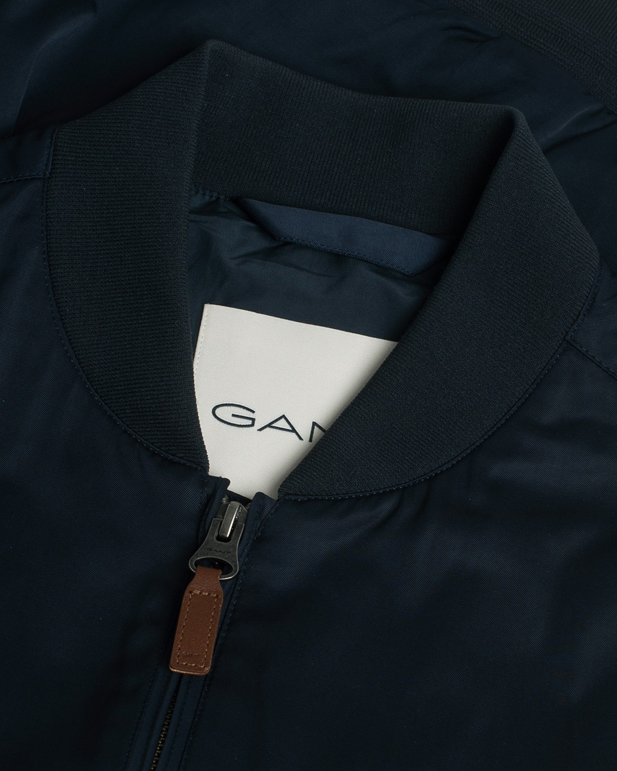 Herre | GANT Bomber Jacket Evening Blue M | Pre-owned | GANT Bomber Jacket Evening Blue M