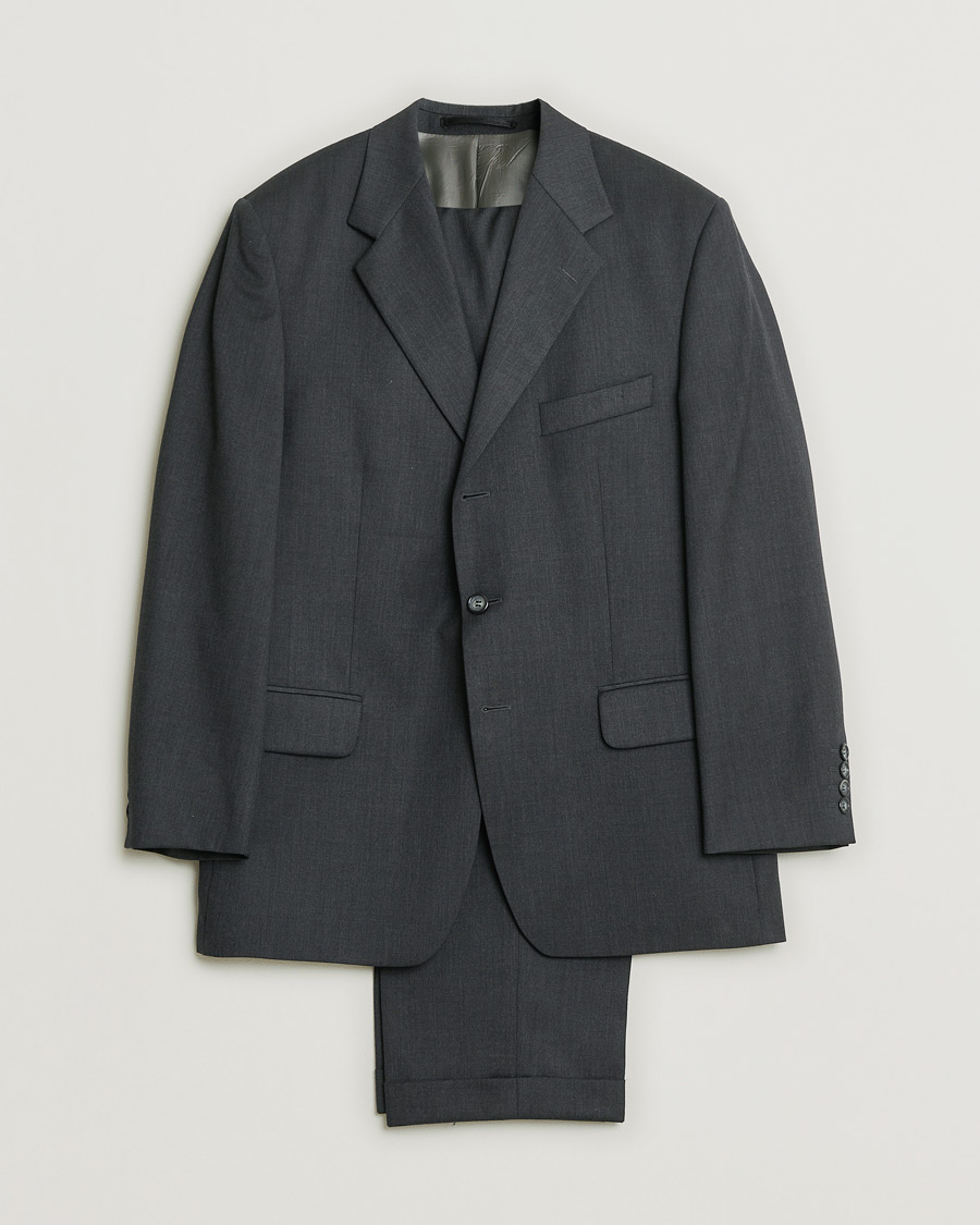 Herre | Pre-owned Dresser | Pre-owned | Oscar Jacobson Vintage Wool Suit Dark Grey 50