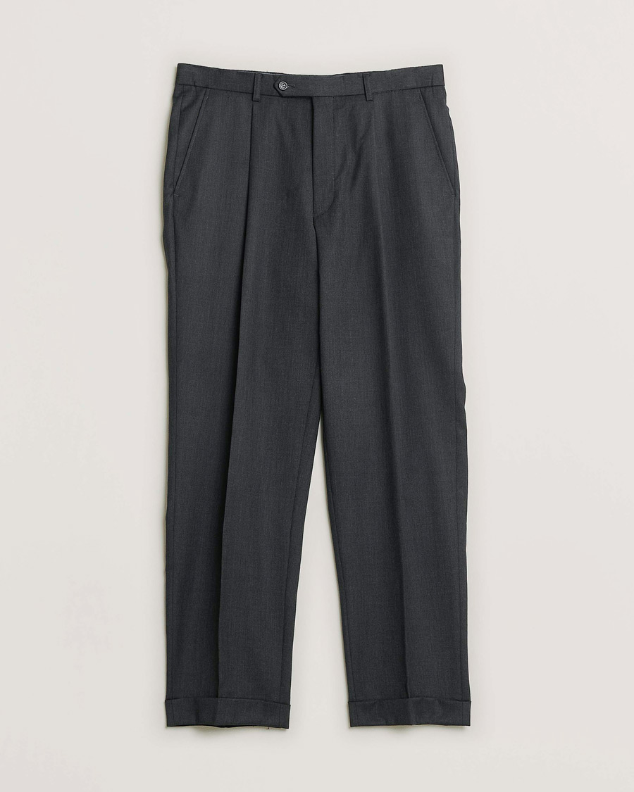 Herre | Pre-owned Dresser | Pre-owned | Oscar Jacobson Vintage Wool Suit Dark Grey 50