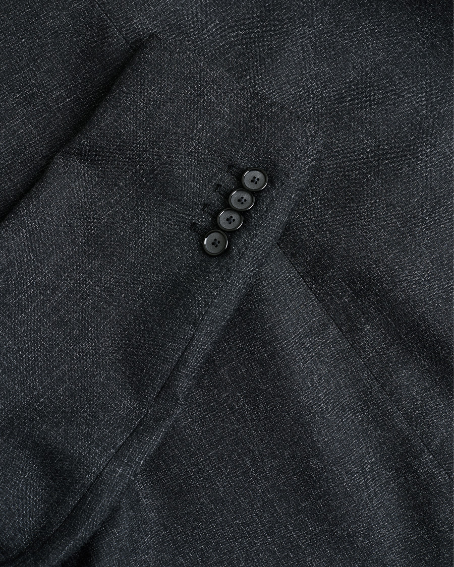 Herre | Pre-owned Dresser | Pre-owned | Tagliatore Wool Suit Anthracite Melange 46