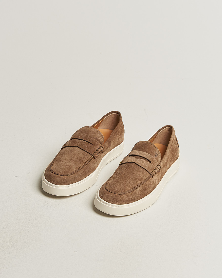 Herre | Pre-owned Sko | Pre-owned | Tod's Cassetta Loafer Brown Suede UK10 - EU44,5