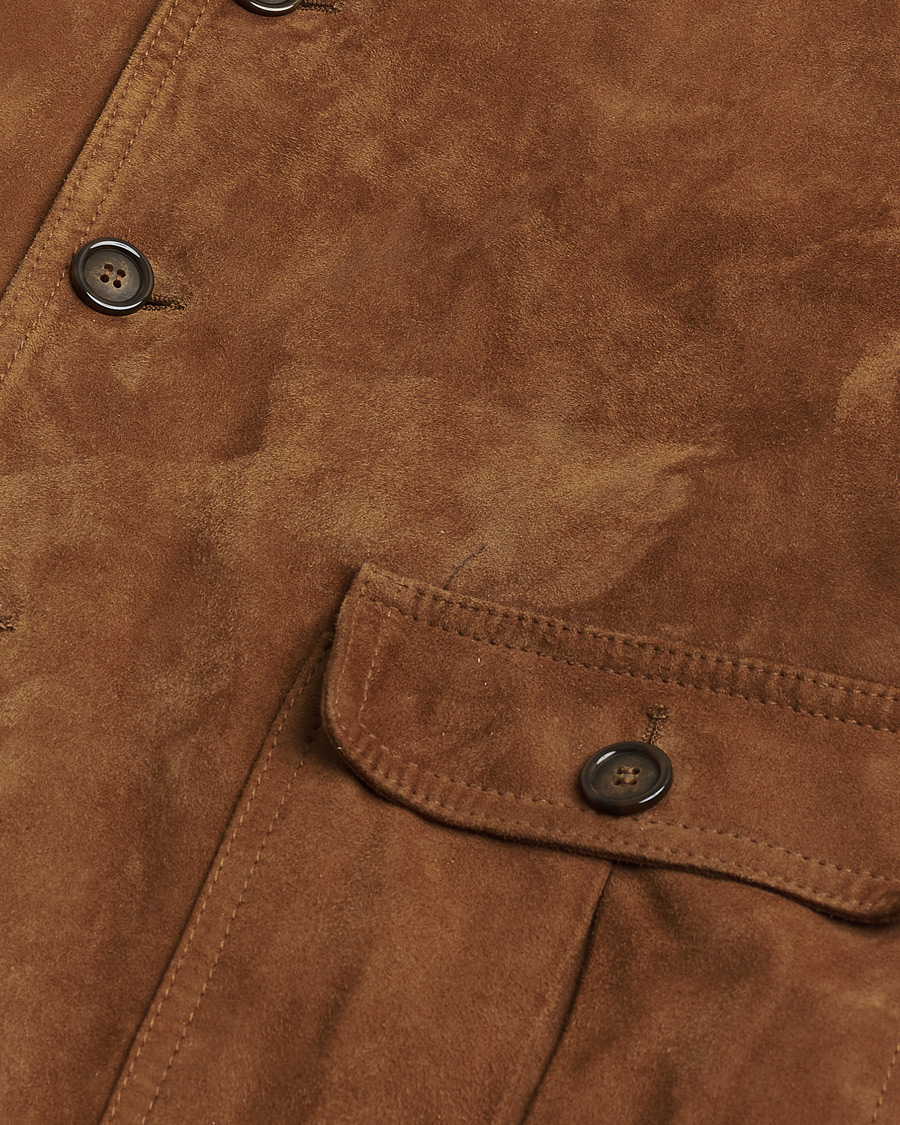 Herre | Pre-owned Jakker | Pre-owned | Valstar Valstarino Suede Jacket Sandal 52