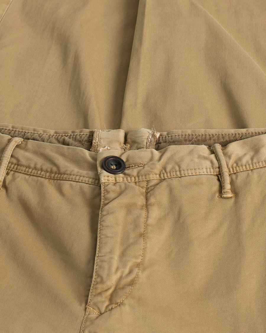 Herre | Incotex Slim Fit Stretch Slacks Beige W34 | Pre-owned | Incotex Slim Fit Stretch Slacks Beige W34