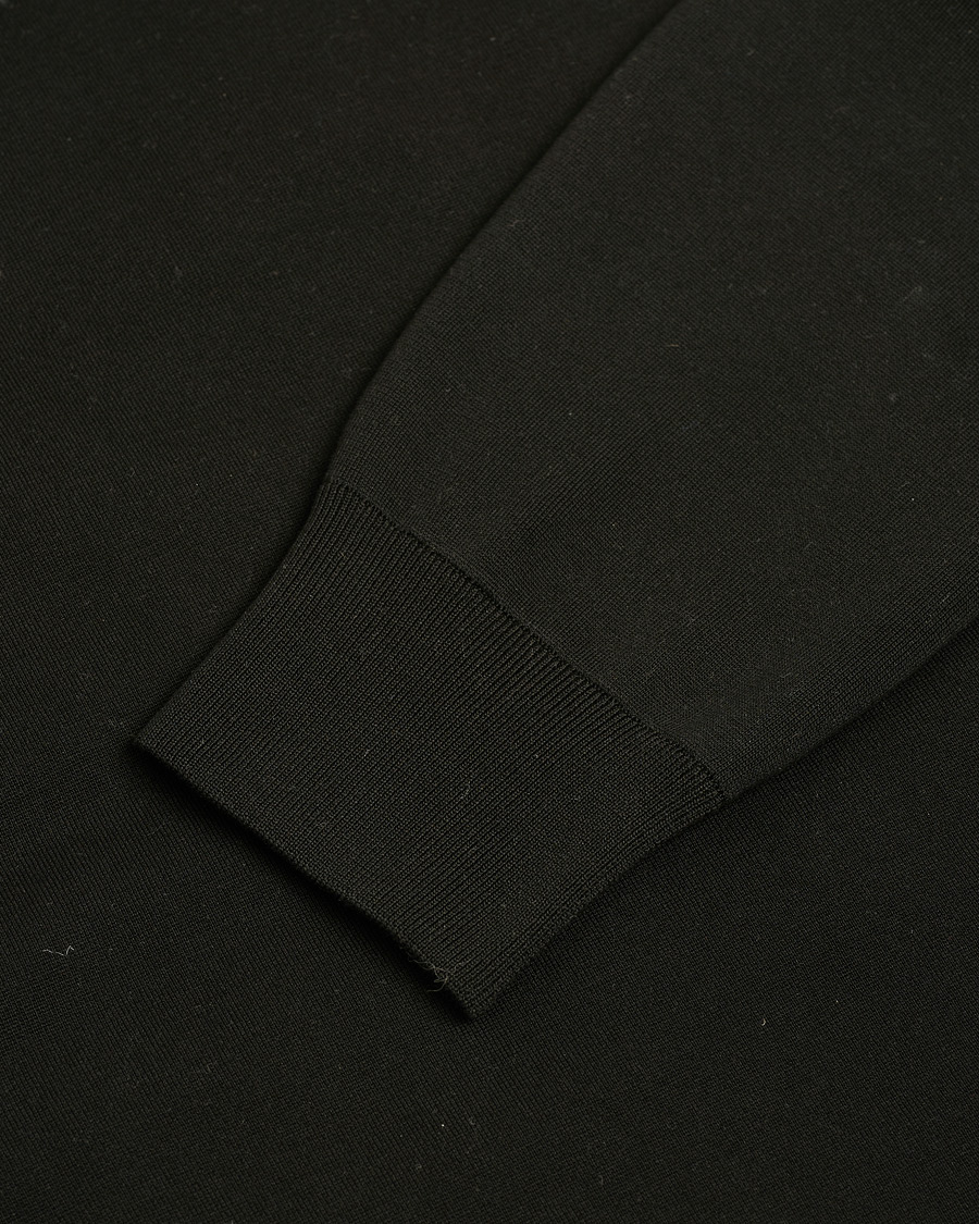 Herre | Moncler Hybrid Zip Cardigan Black | Pre-owned | Moncler Hybrid Zip Cardigan Black