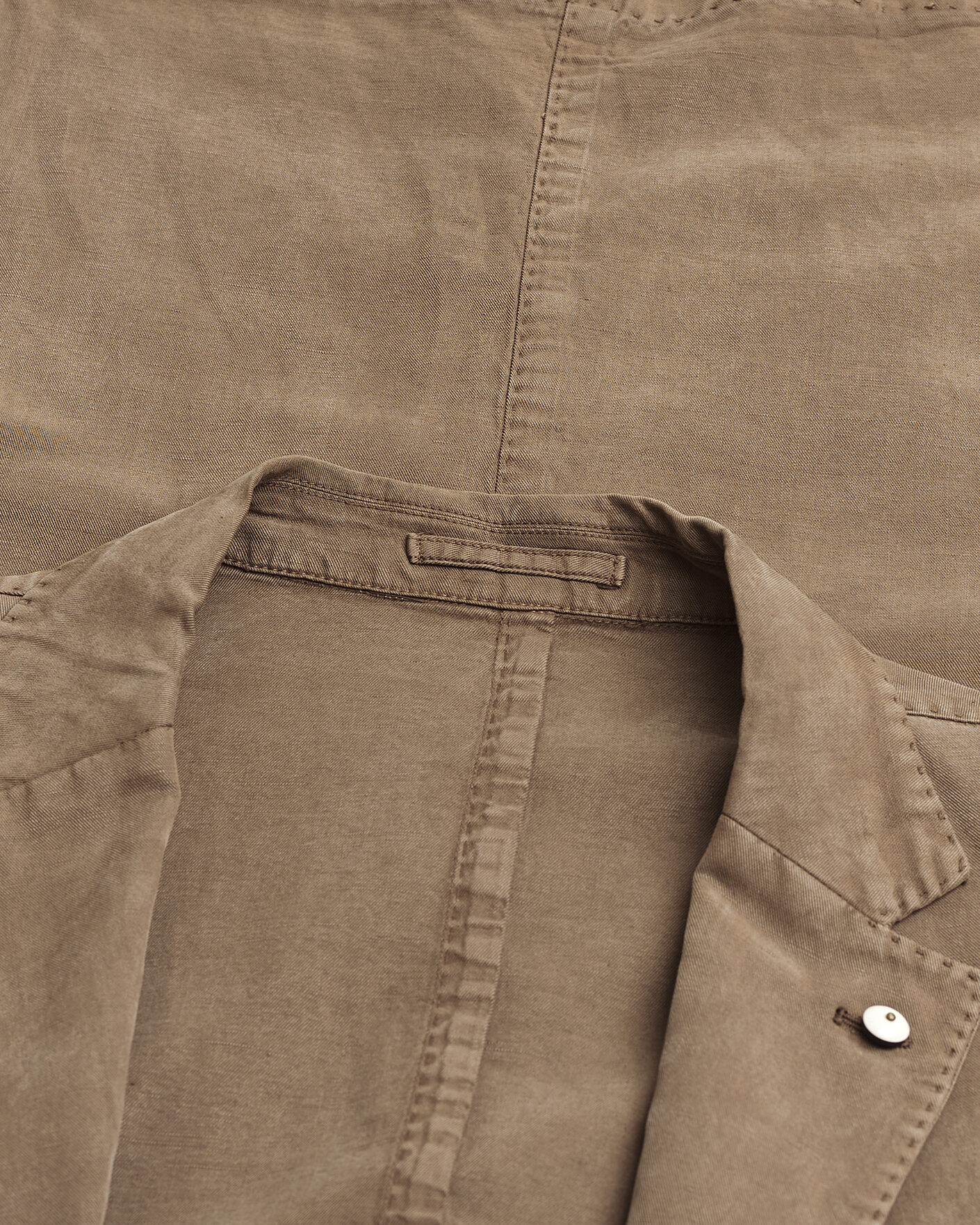 Herre | Pre-owned Dressjakker | Pre-owned | L.B.M. 1911 Jack Regular Fit Cotton Blend Blazer Taupe 54