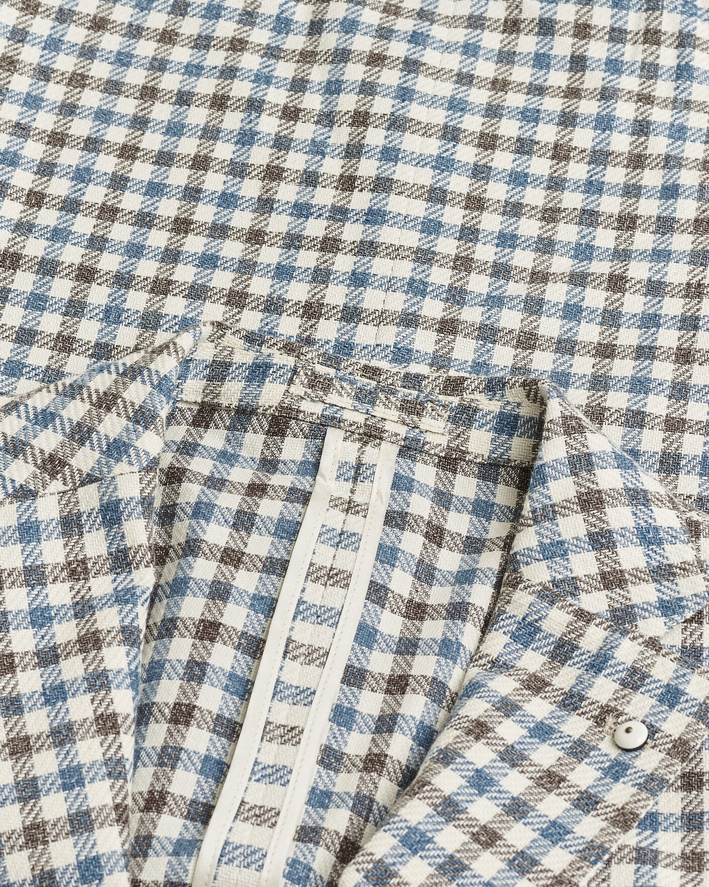 Herre | Pre-owned Dressjakker | Pre-owned | L.B.M. 1911 Jack Regular Fit Checked Blazer Blue/Brown 52