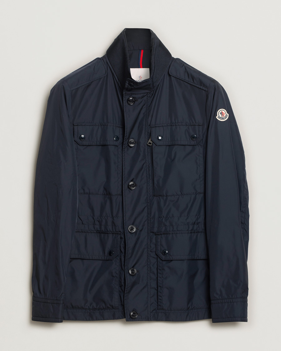 Herre | Moncler Lez Field Jacket Navy | Pre-owned | Moncler Lez Field Jacket Navy