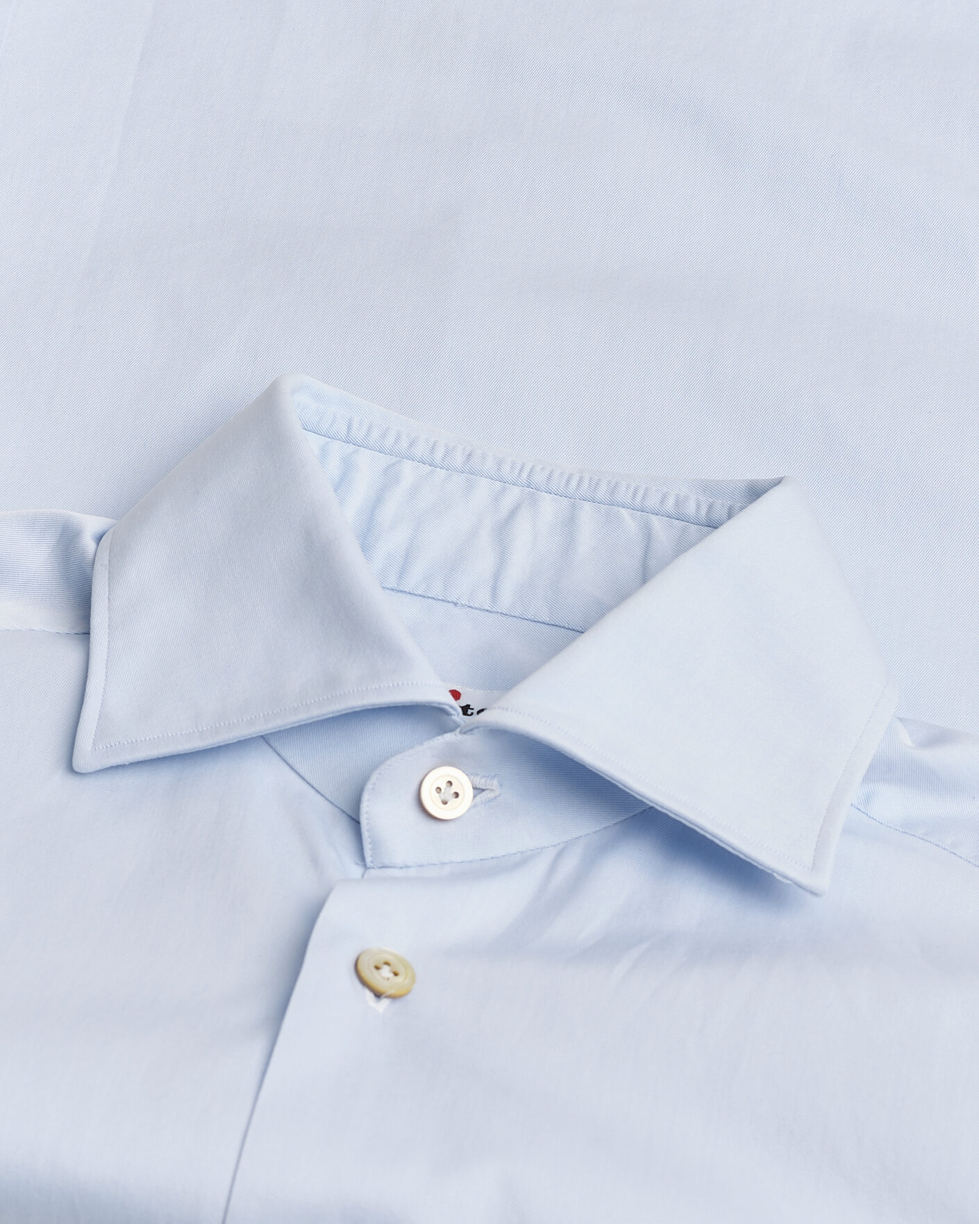 Herre | Pre-owned Skjorter | Pre-owned | Kiton Cotton Dress Shirt Light Blue 38 - S