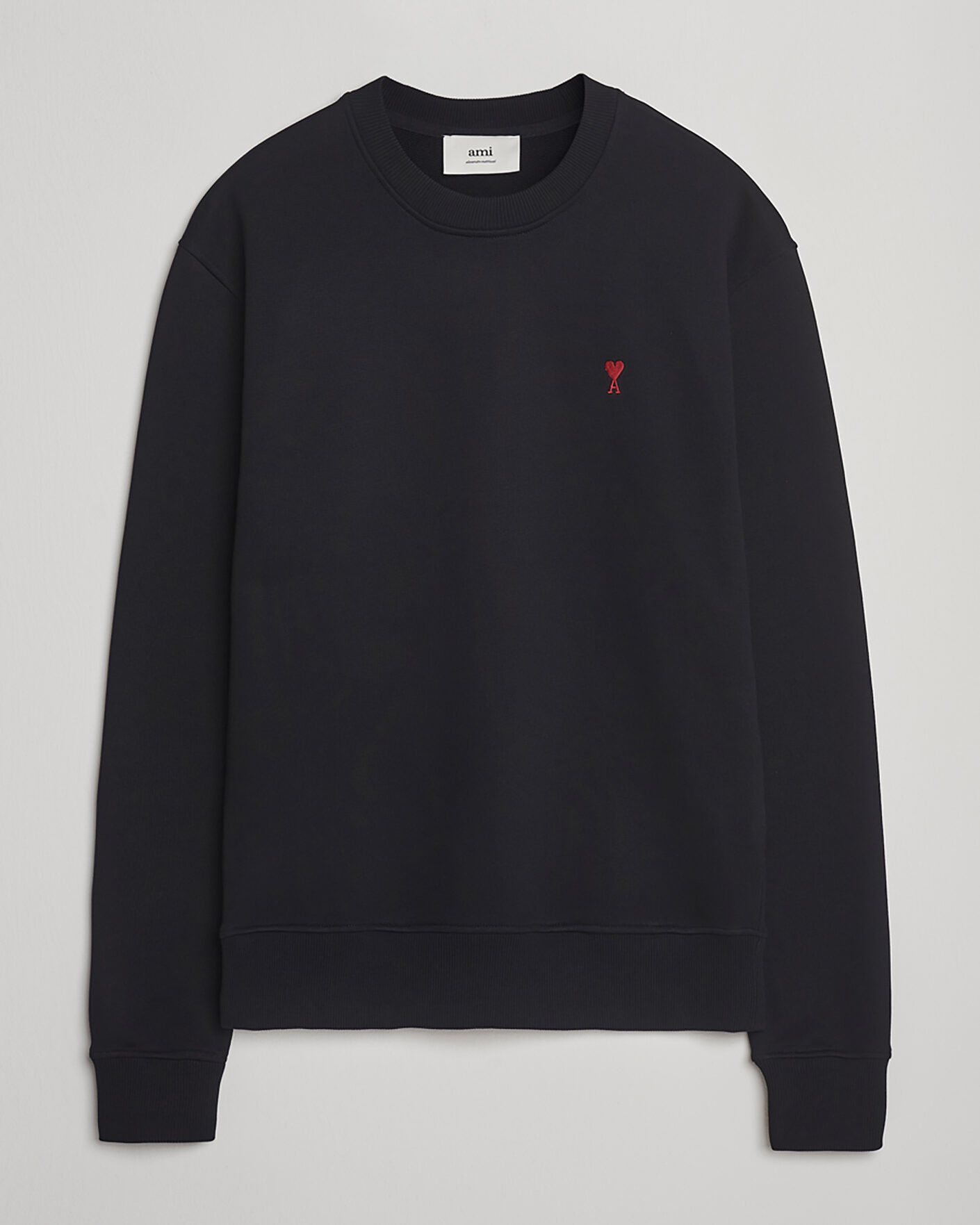 Herre | Pre-owned Gensere | Pre-owned | AMI Heart Logo Sweatshirt Black M