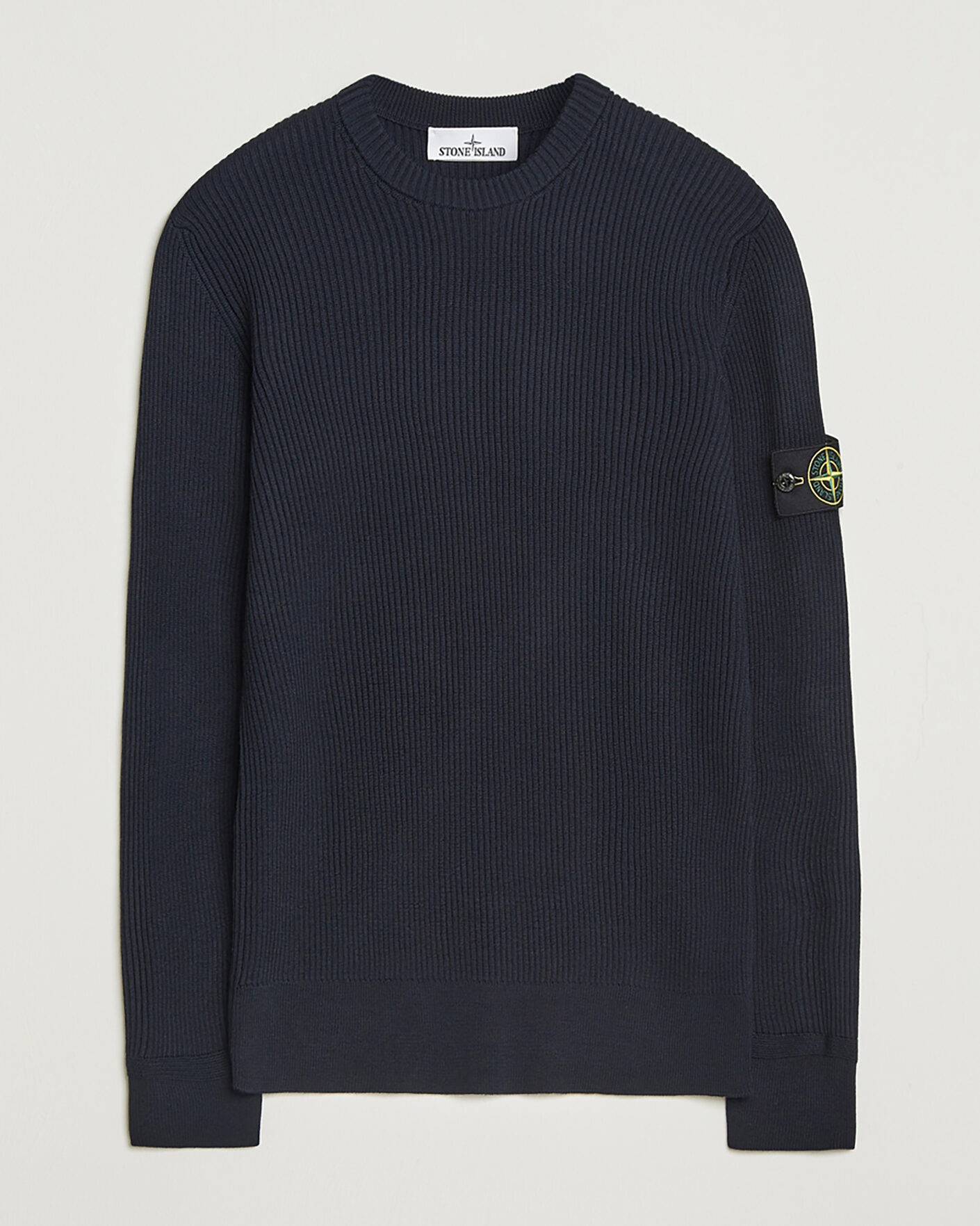Herre | Pre-owned Gensere | Pre-owned | Stone Island Full Rib Crewneck Navy S