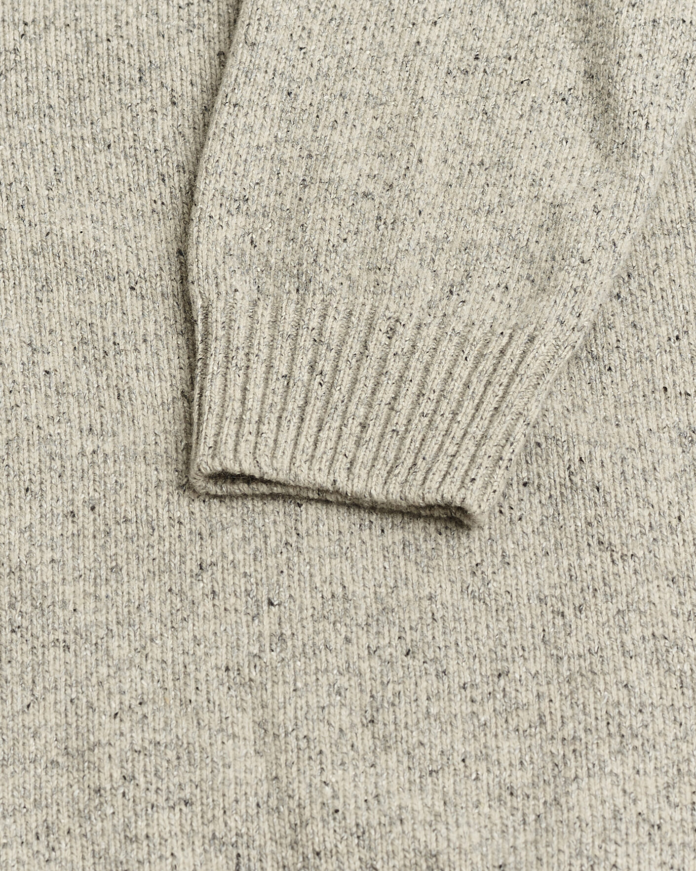 Herre | Pre-owned Gensere | Pre-owned | Gran Sasso Cashmere & Silk Blend Crew Neck Grey Melange 48