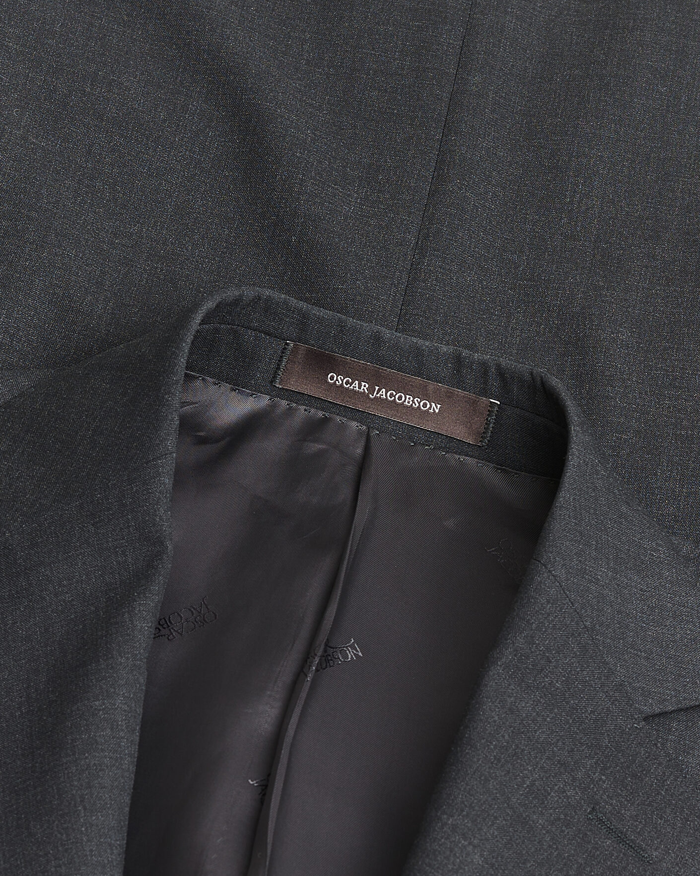 Herre | Pre-owned Dresser | Pre-owned | Oscar Jacobson Ego Wool Suit Dark Grey 46