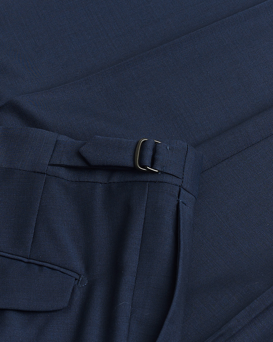 Herre | Pre-owned Bukser | Pre-owned | Incotex Tapered Fit Super 100s Wool Pants Navy 50
