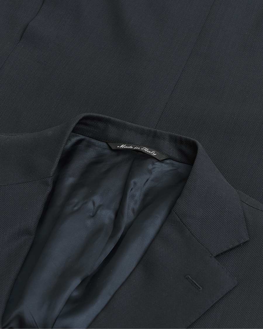 Herre | Pre-owned Dressjakker | Pre-owned | Canali Hopsack Wool Blazer Navy 50