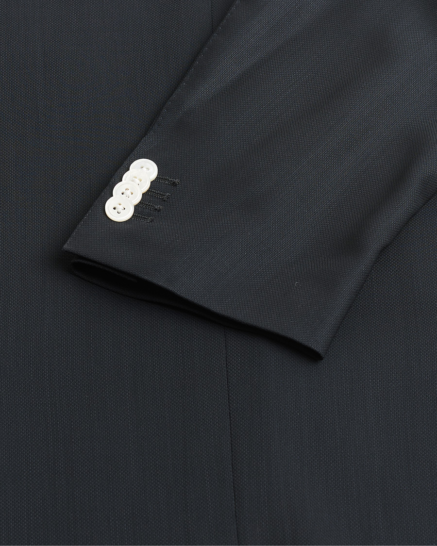 Herre | Pre-owned Dressjakker | Pre-owned | Canali Hopsack Wool Blazer Navy 50