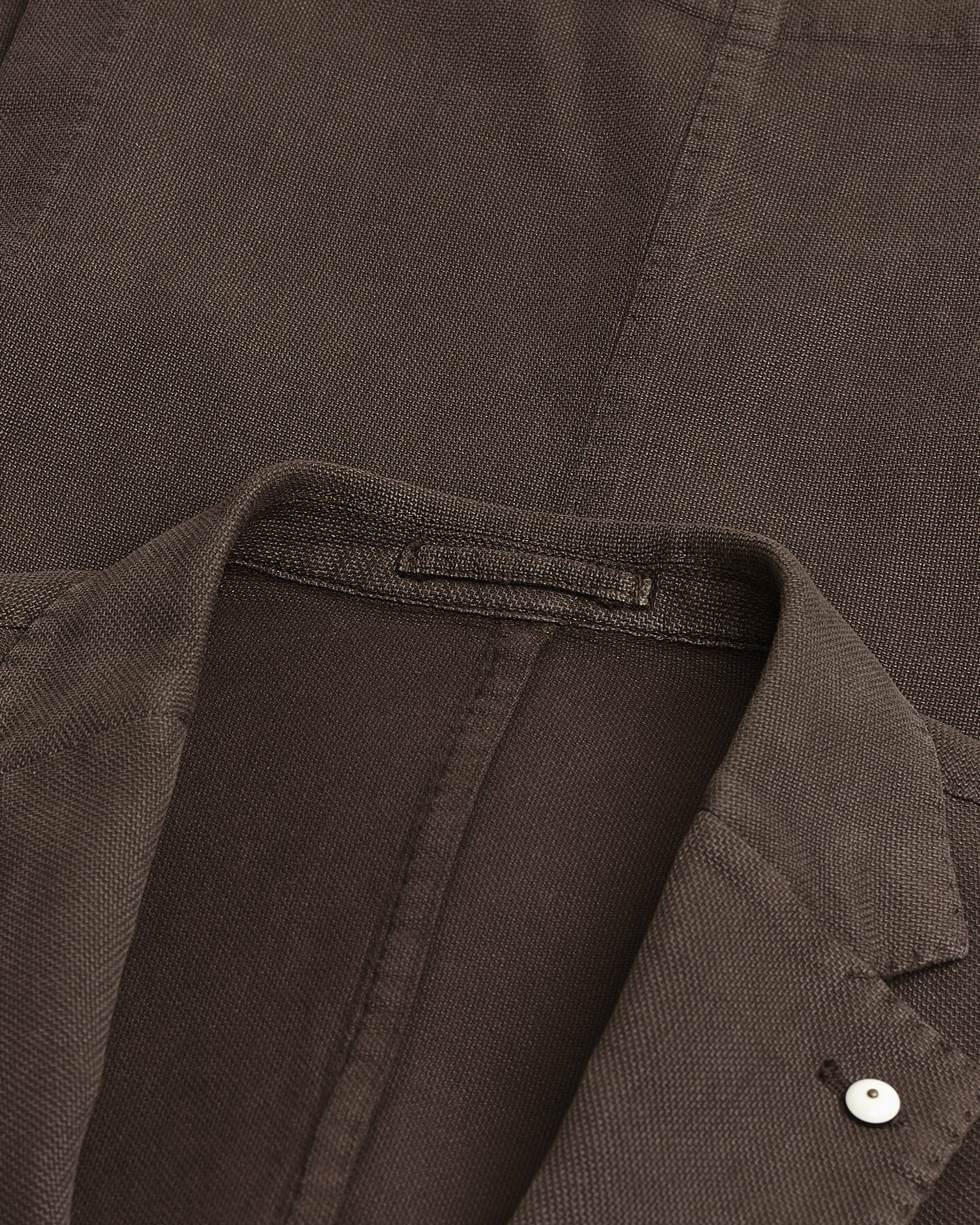 Herre | Pre-owned Dressjakker | Pre-owned | L.B.M. 1911 Jack Regular Fit Structured Cotton Blazer Brown 50
