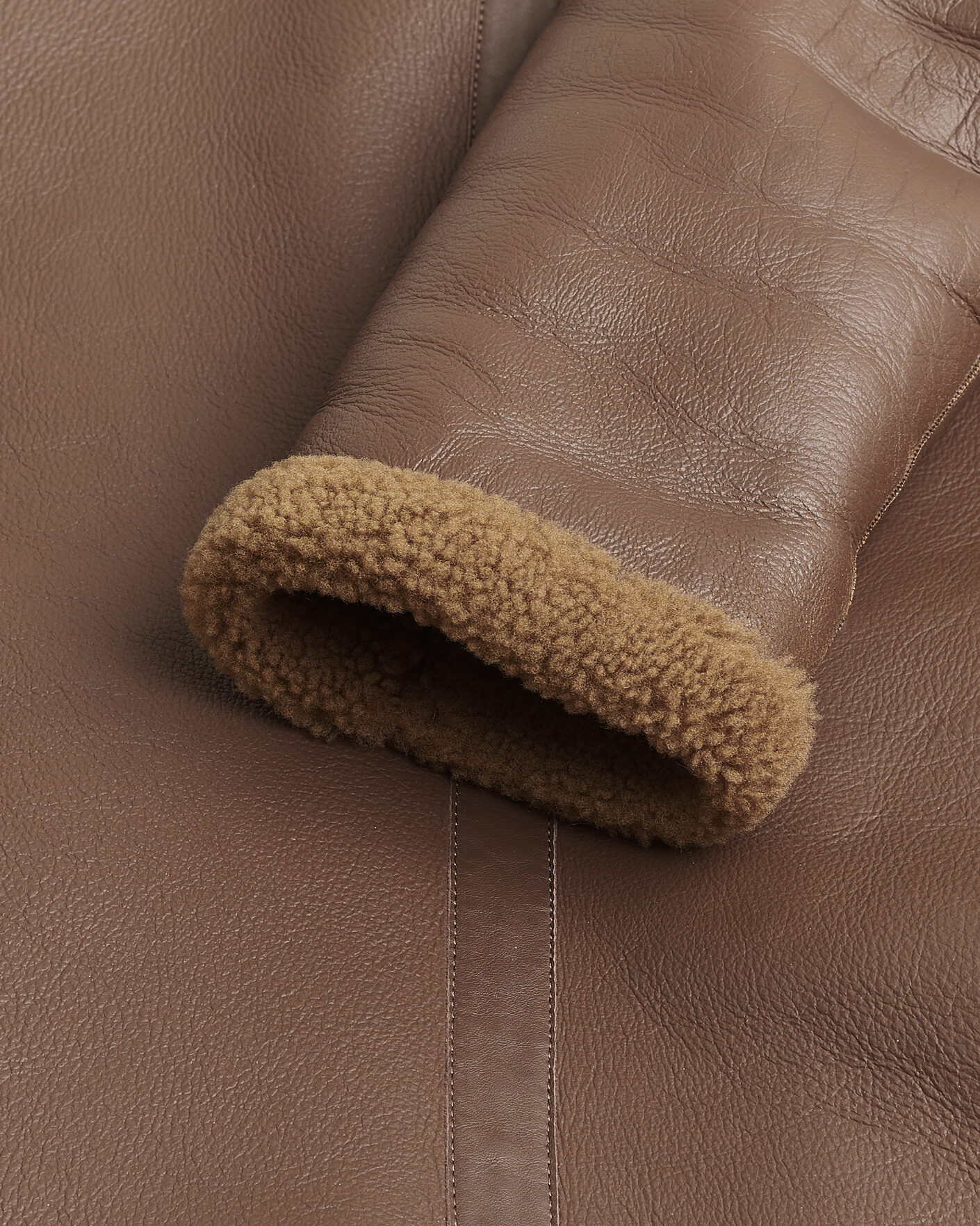 Herre | Pre-owned Jakker | Pre-owned | Tiger of Sweden Dace Shearling Jacket Brown M