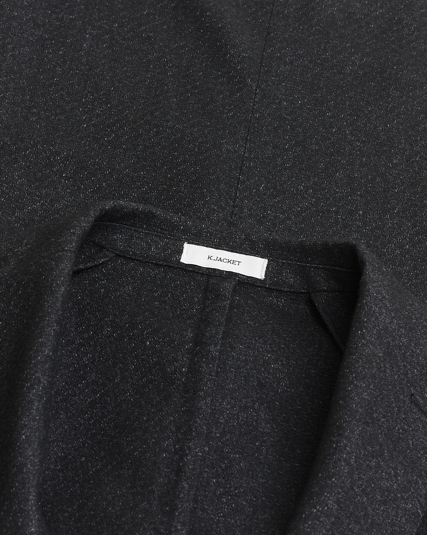 Herre | Pre-owned Dressjakker | Pre-owned | Boglioli K Jacket Flannel Wool Blazer Charcoal 50