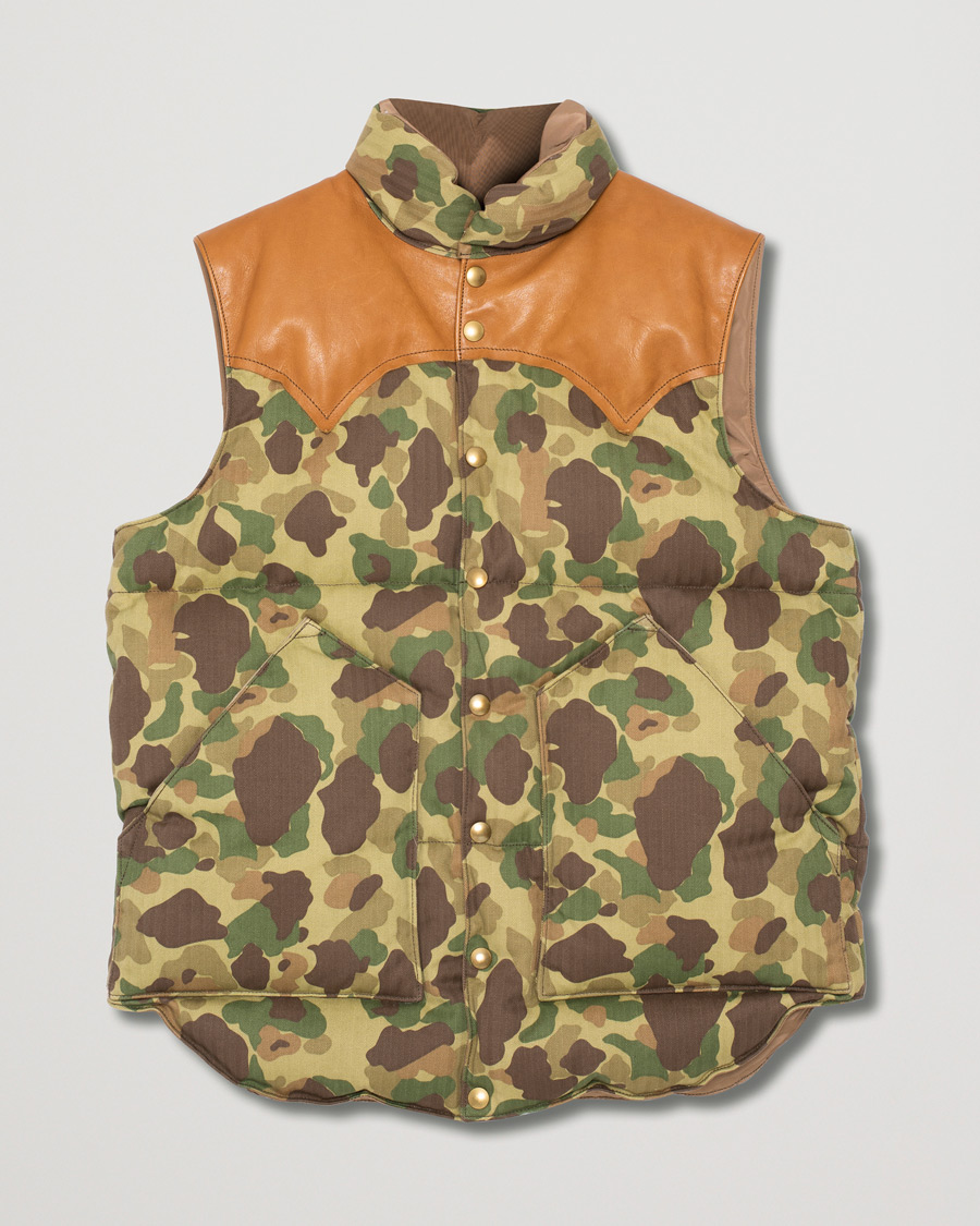 Herre | The Real McCoy's Frogskin Down Vest S | Pre-owned | The Real McCoy's Frogskin Down Vest S