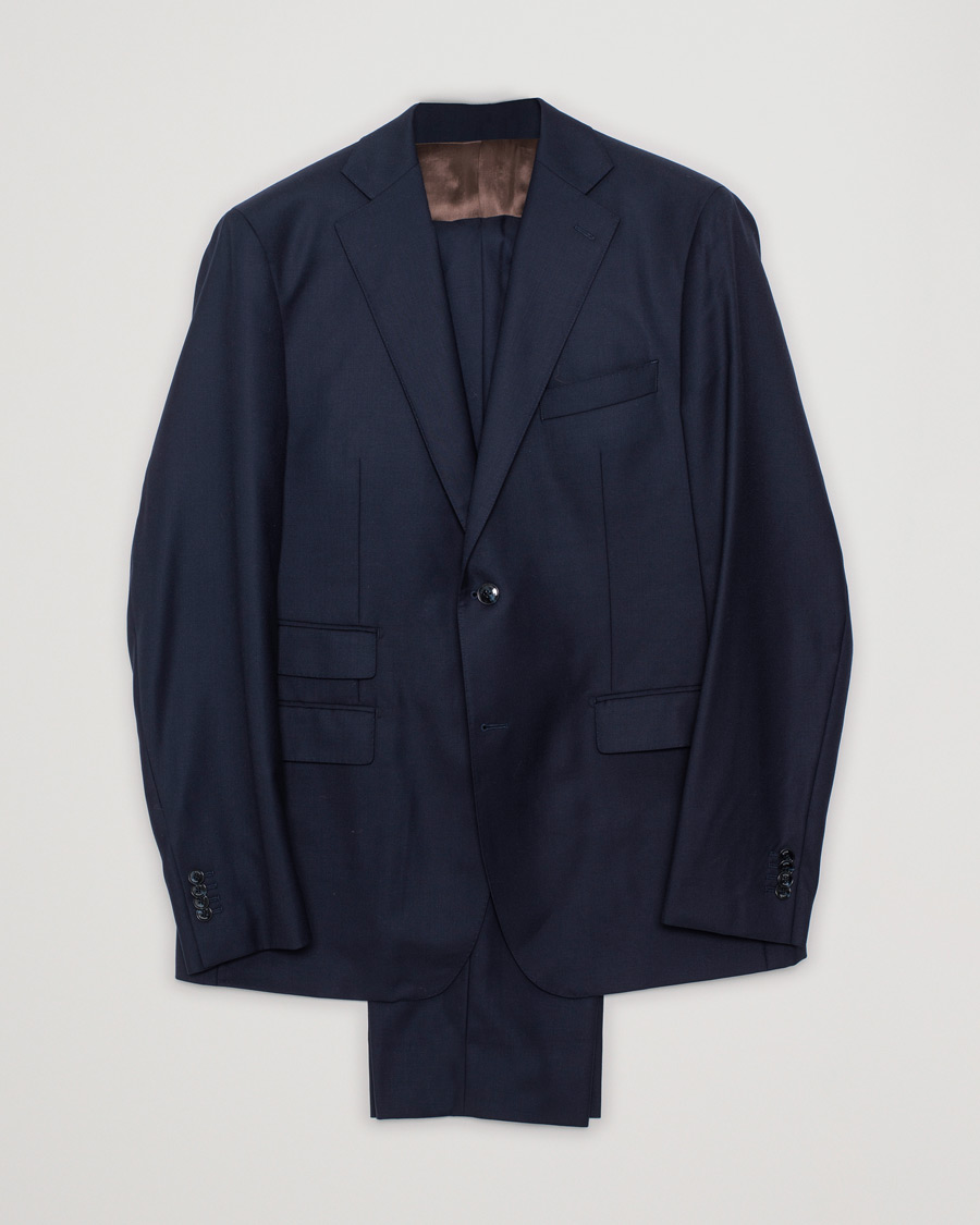 Herre | Rose & Born Wool Suit Navy 56/58 | Pre-owned | Rose & Born Wool Suit Navy 56/58