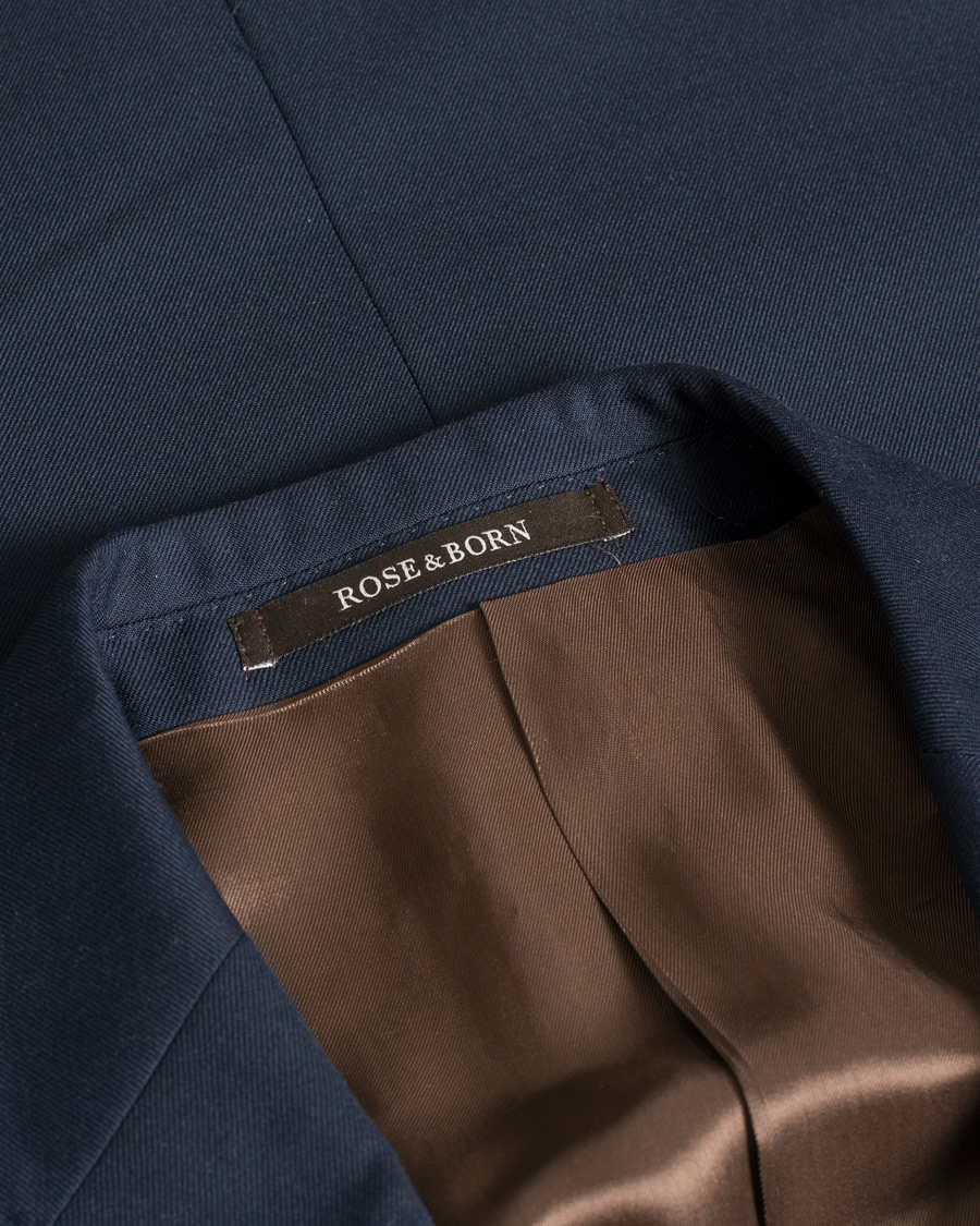 Herre | Rose & Born Wool Suit Navy 56/58 | Pre-owned | Rose & Born Wool Suit Navy 56/58