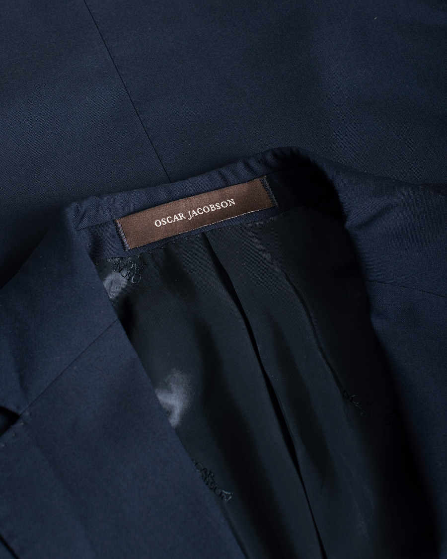 Herre | Oscar Jacobson Edmund Wool Suit Blue | Pre-owned | Oscar Jacobson Edmund Wool Suit Blue