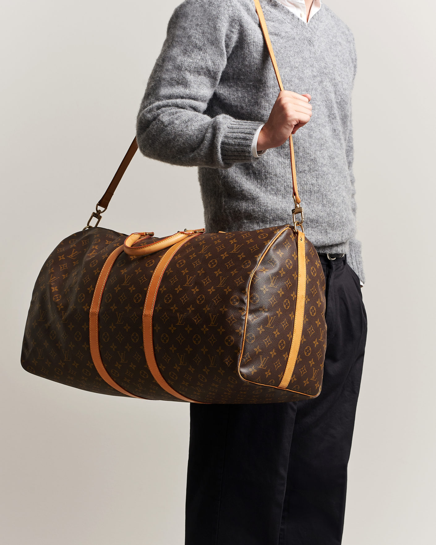 Herre | Pre-Owned & Vintage Bags | Louis Vuitton Pre-Owned | Keepall Bandouliére 60 Monogram