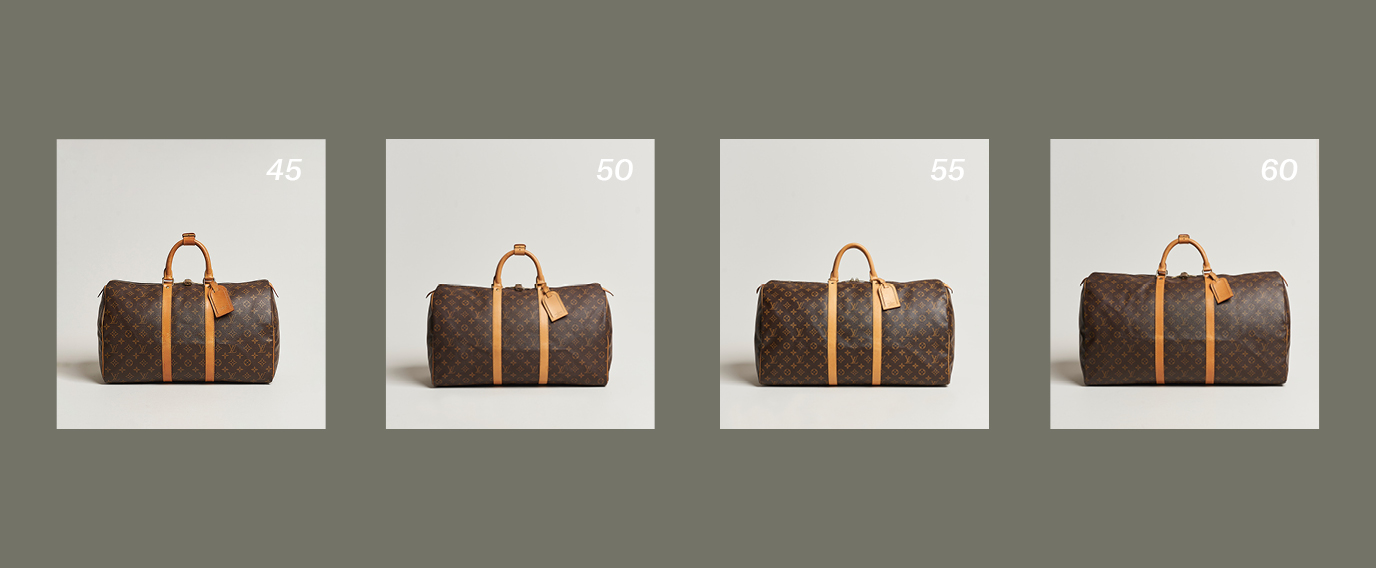 Hvilken størrelse på Louis Vuitton Keepall bør jeg velge?