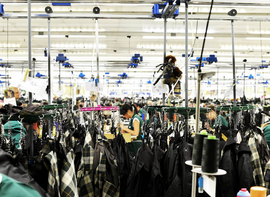 Besøk hos Barbour i Newcastle, England